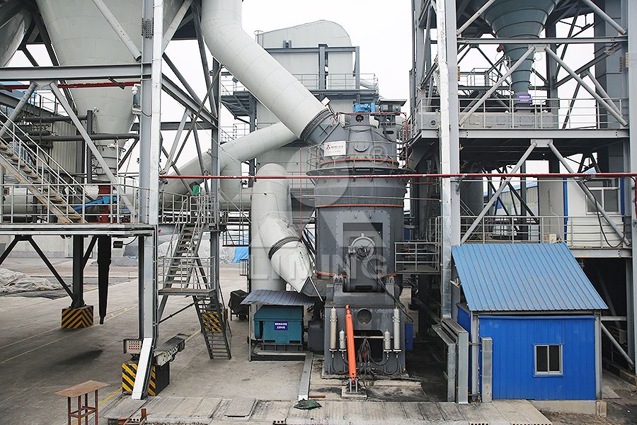 Industrial grinding plant for coal slag