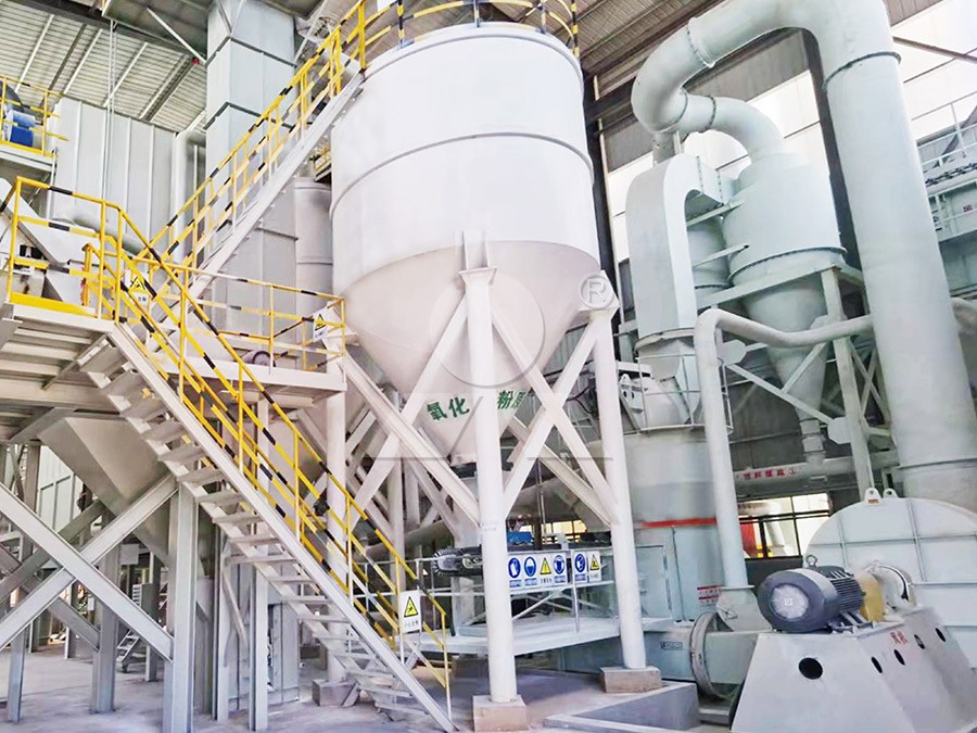 Raymond mill in operation