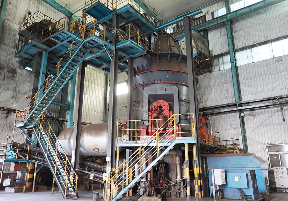 Vertical mill for limestone grinding