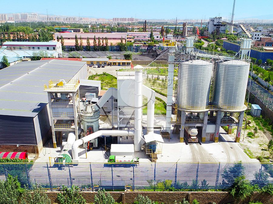 vertical slag mill in industrial operation