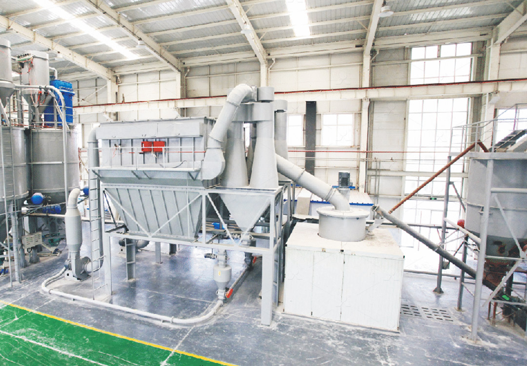 MW series ultrafine vertical roller mill in limestone production site