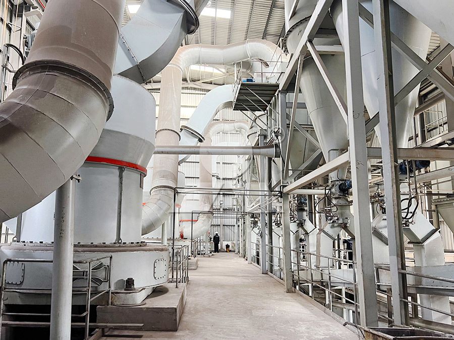 Complete grinding plant setup for industrial mineral processing